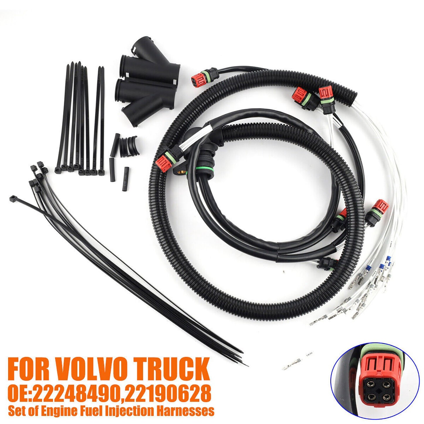 ya 4 6.21 OE 22248490 Engine Injector Wire Harness Kit for Volvo Truck FMFH D13