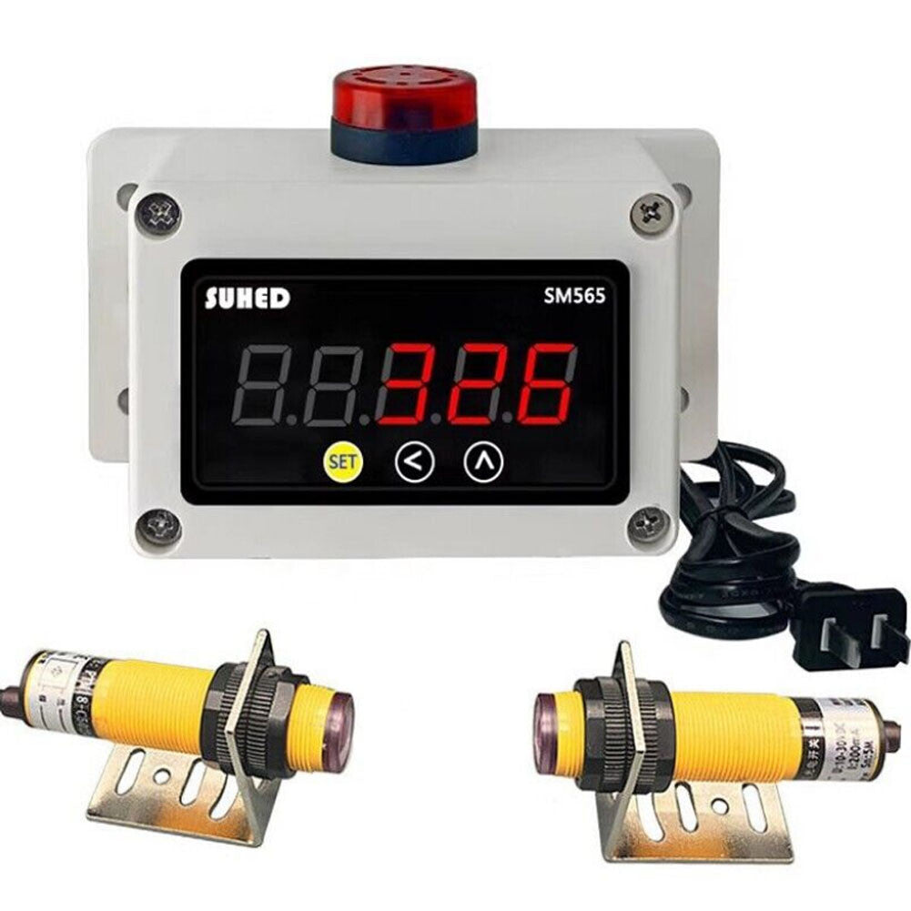 Conveyor Belt Counter Infrared Sensor Automatic Induction Counter New