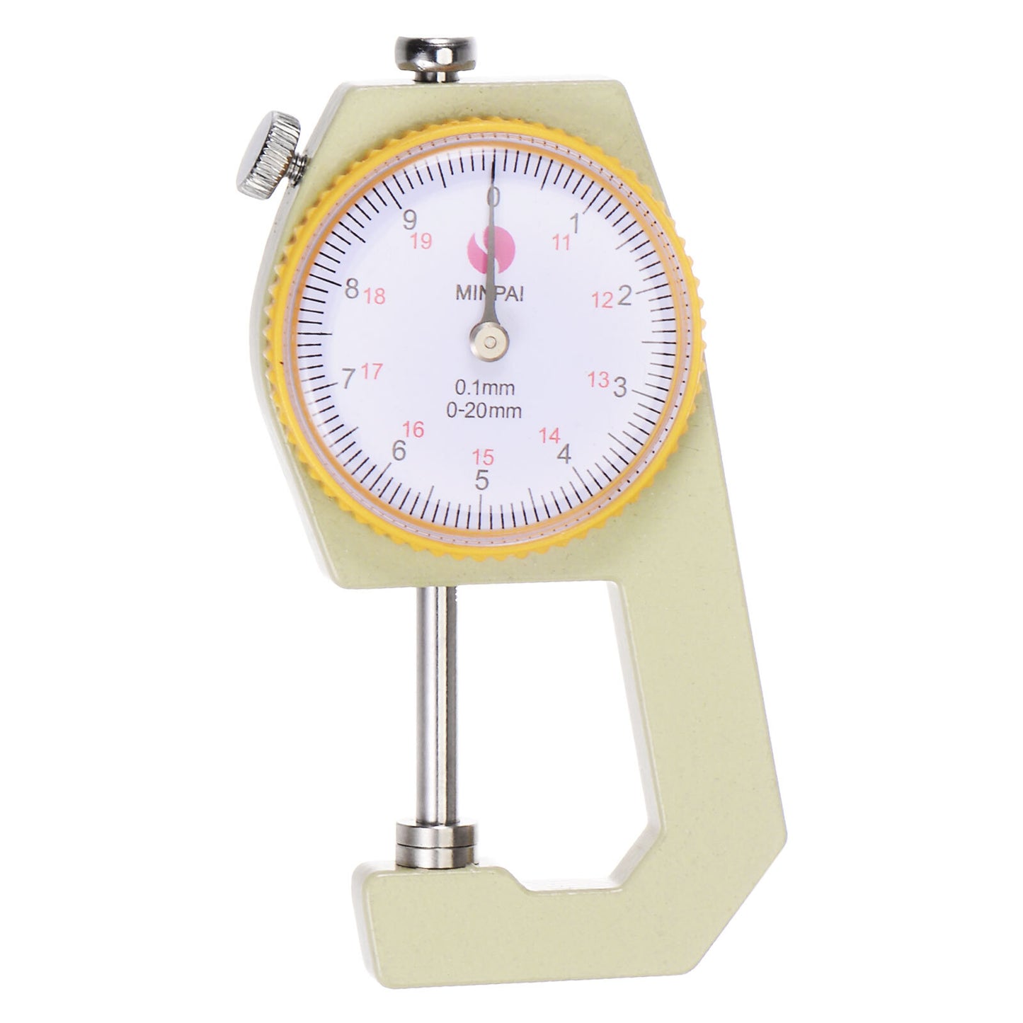 ya 2 6.29 Thickness Gauge 0-20mm | 0.1mm Mechanical Dial Thickness Tester Handheld