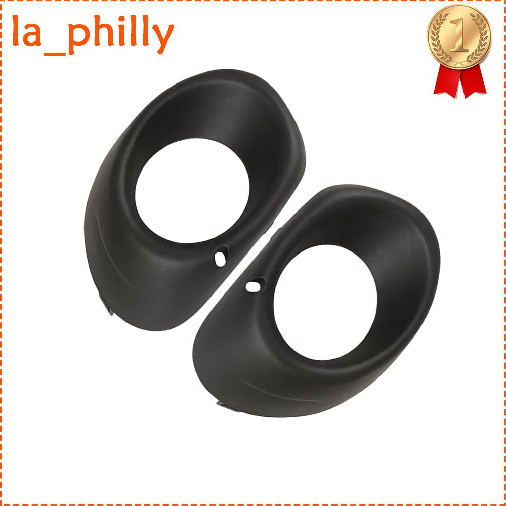 ya 13 5.27.2 2X Front Left+Right Side Bumper Foglight Cover BlackFor 2013-2015 for Outlander