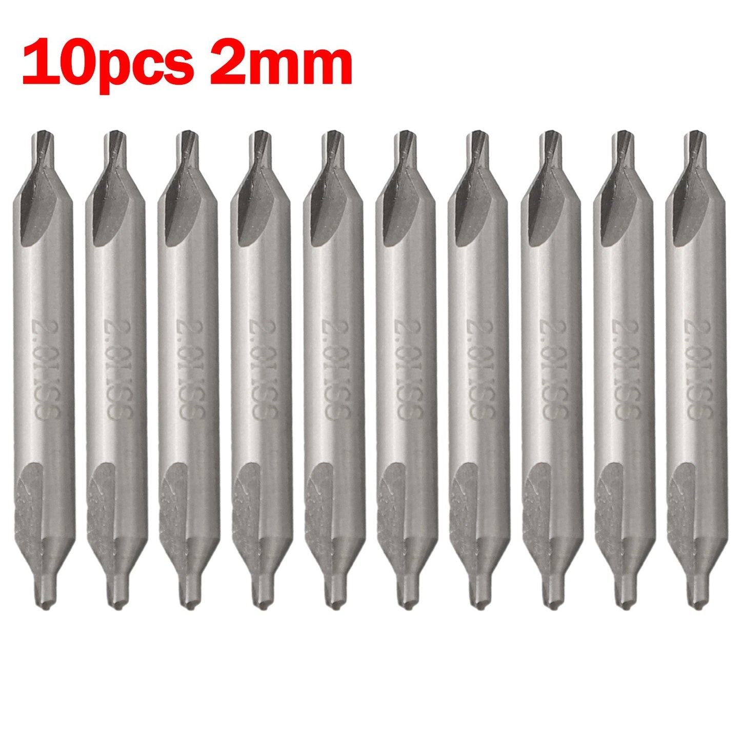 ya 25 10pcs 60 De High Speed Steel Countersinks Versatile Center Drill Bits