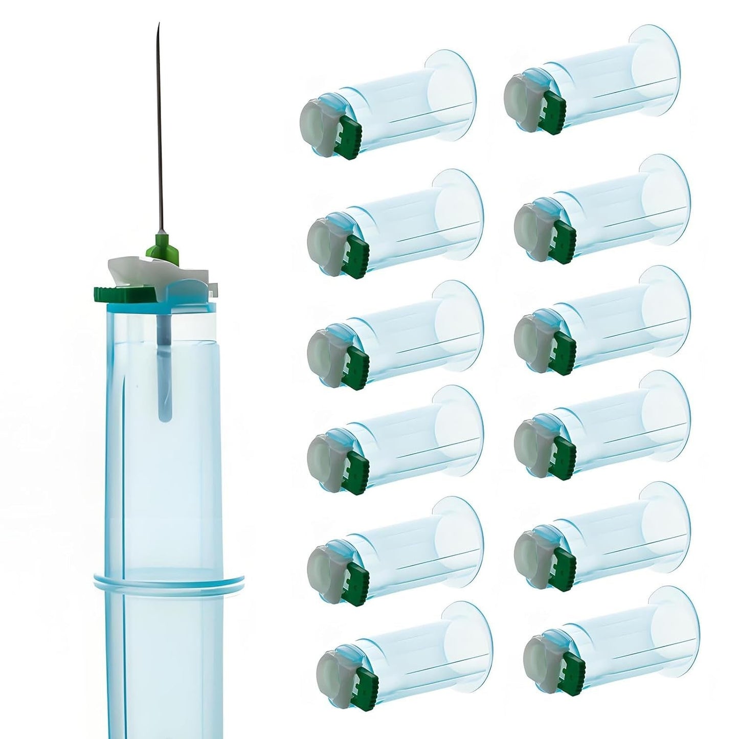 Disposable Transparent Needle Holder with Lock (Without Lancet)50/100PCS