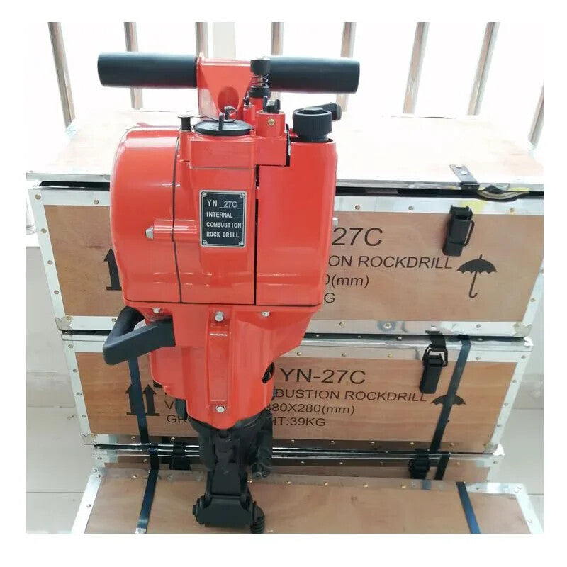 YN27C Handheld Rock Drill Internal Combustion Hammer Rock and Cement Drill