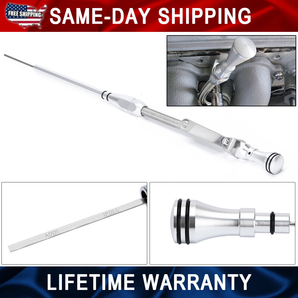 ya 12 5.21 Small Block Passenger Oil Dipstick Stainless Steel for Chevy 4.45.0 5.7 Suburban