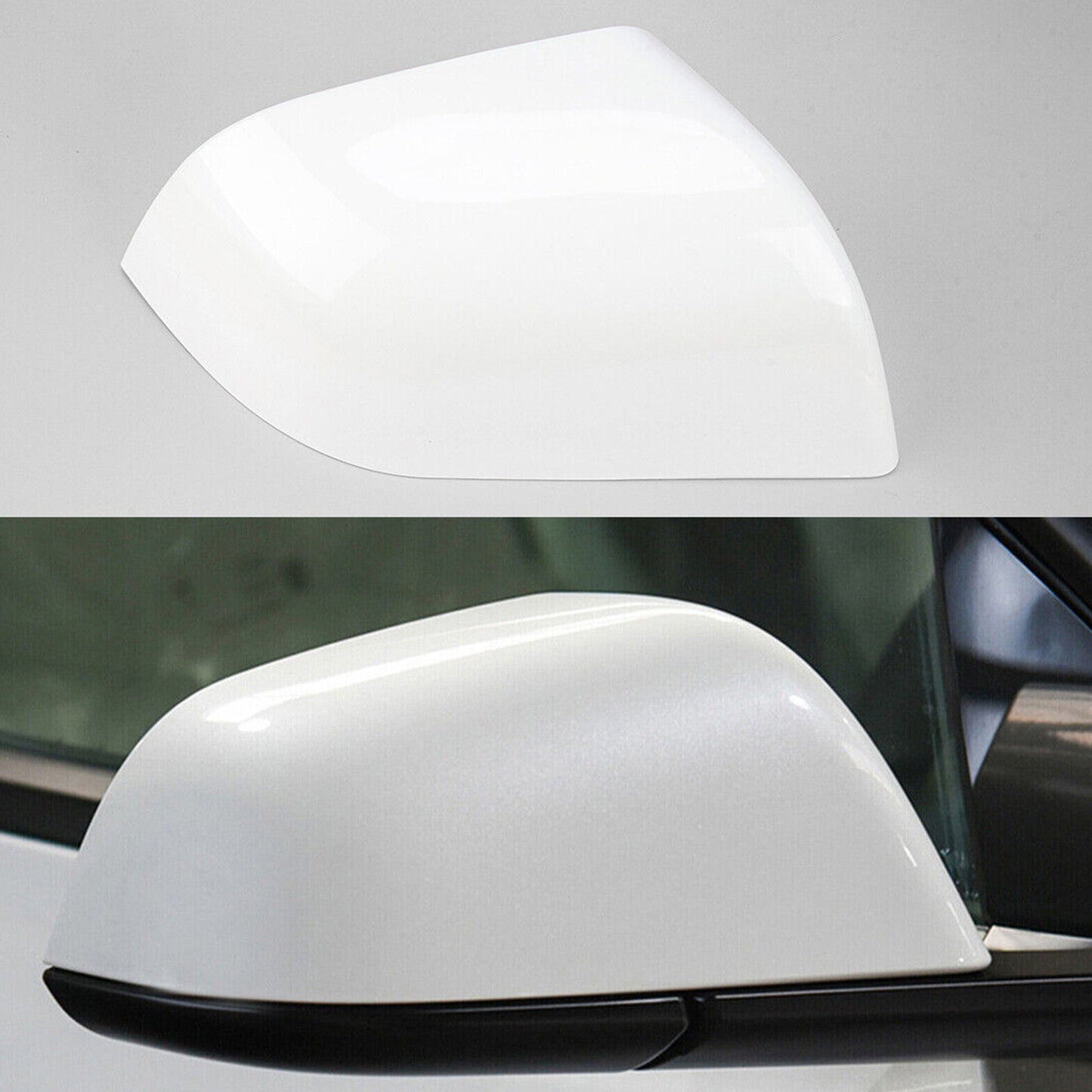 ya 1 8.5.1 Right side mirror protective cover shell suitable for model 3 2017 ~ 2022^