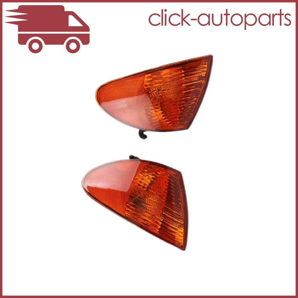 ya 3 6.25.3 Pair Corner Light Turn Signal Lamp for 99-01 for BMW E46 Sedan 3-Series Left + Right