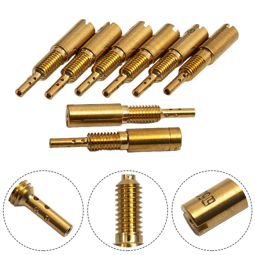 ya 3 6.23 12pcs Sub-Injectors Jets Slow Jets 37.5-65 For Mikuni Carb VM28 486 28mm