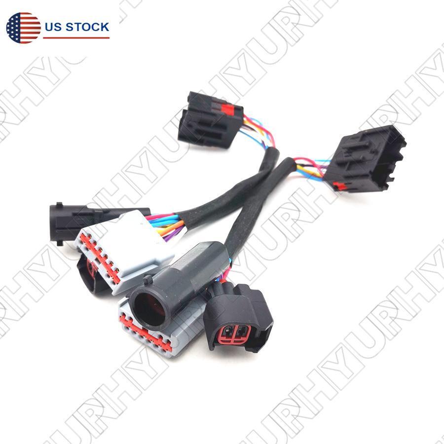 ya 7 6.10 2 x wire harness power adapter for 1999-2007 for Ford