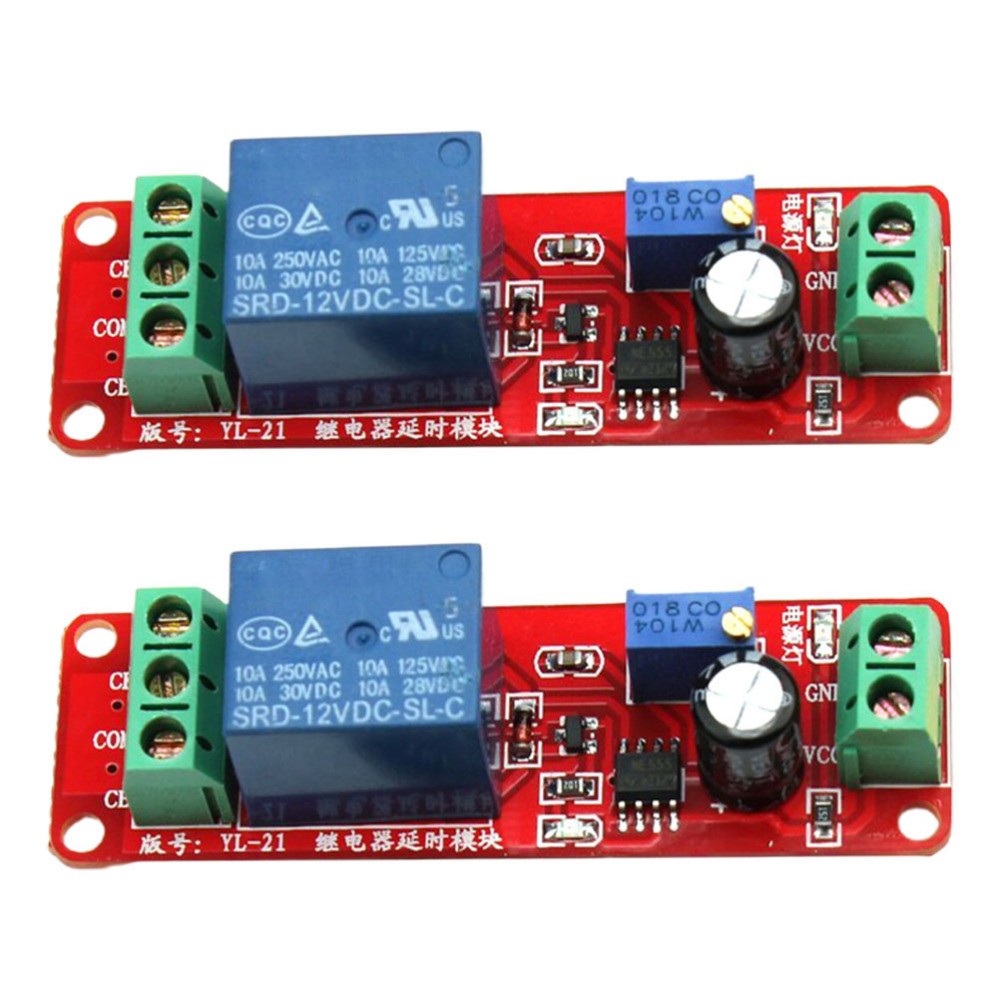 ya 2 6.30 2 Pcs Delay Switch Module Multifunctional Time Relay Automatic Timer
