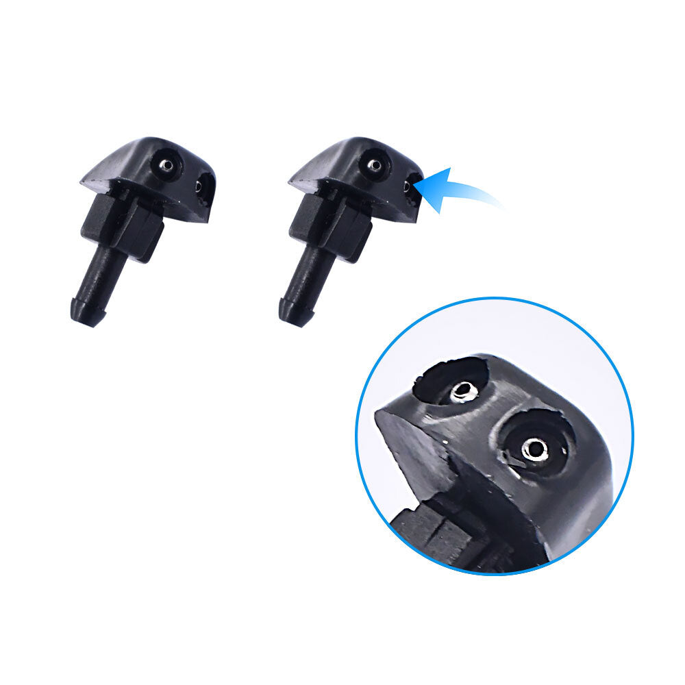 ya 5 8.7 Car Windshield Wiper Washer Squirter Nozzle Spray Jet Kit Fluid Hose Universal