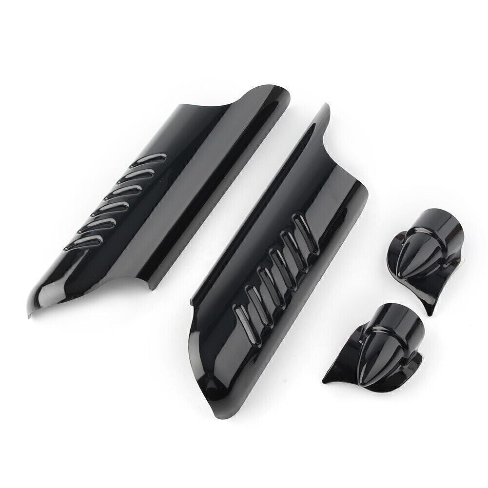 ya 2 6.29 Fork Lower Leg Side Deflectors Shield Cover for Harley Touring Road King 00-13