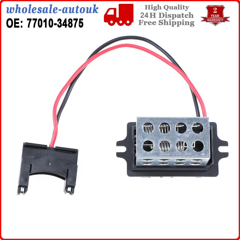 ya 5 8.7 for Renault Kangoo MK1 97-ON Cooling Blower Motor Fan Heater Resistor 7701034875