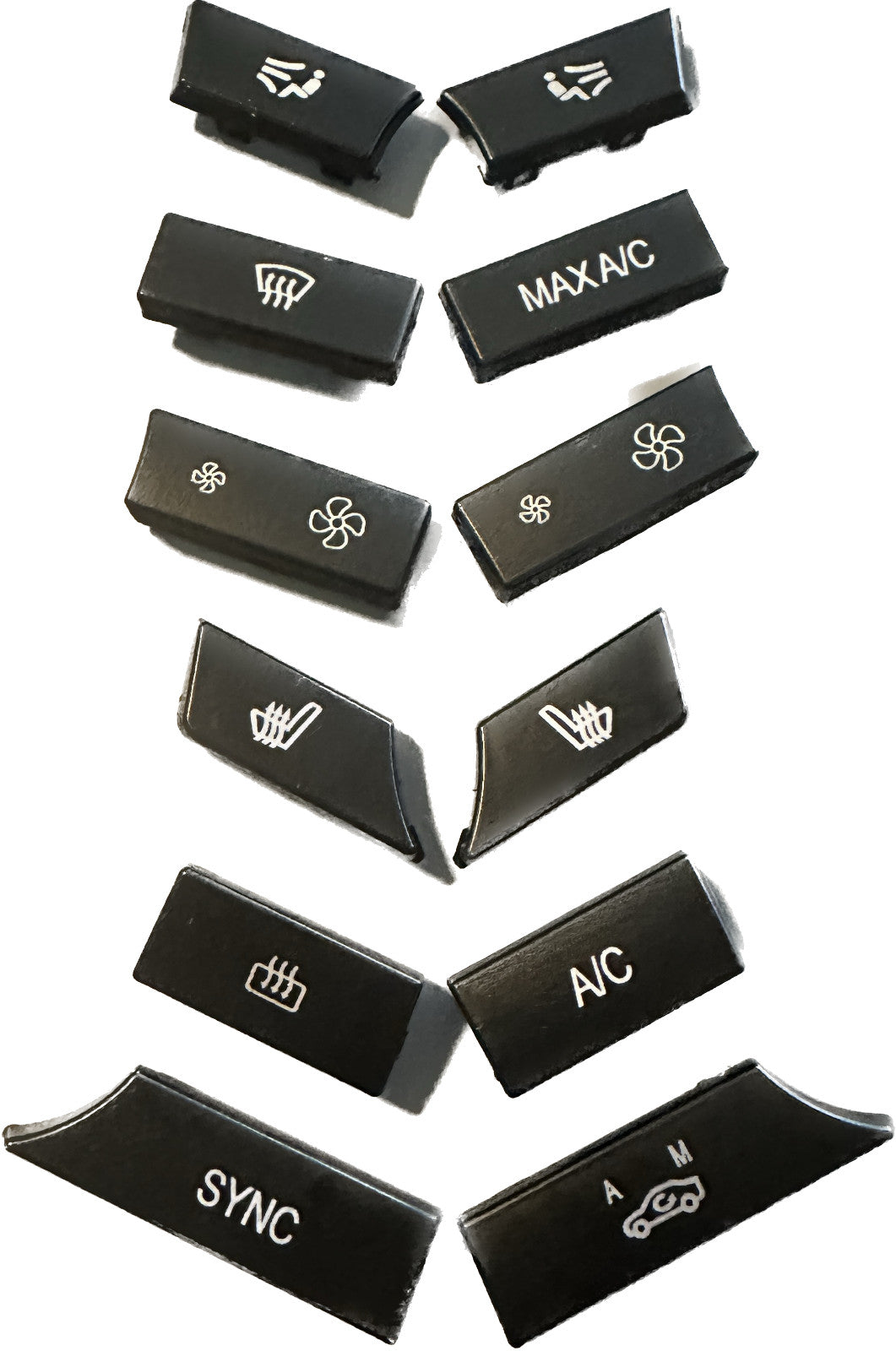 ya 1 8.5.1 Suitable for 5 6 7 F10 F01 F12 button cover air conditioning climate control panel kit 2008-16