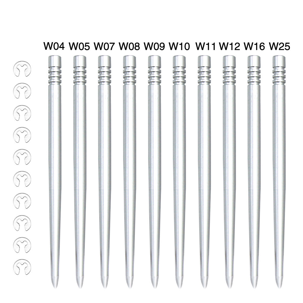 ya 4 6.17 Carburetor 10pcs Jet Needle Oil Needles for 9595 Dellorto PHBG/PHVB/PHBD Carb