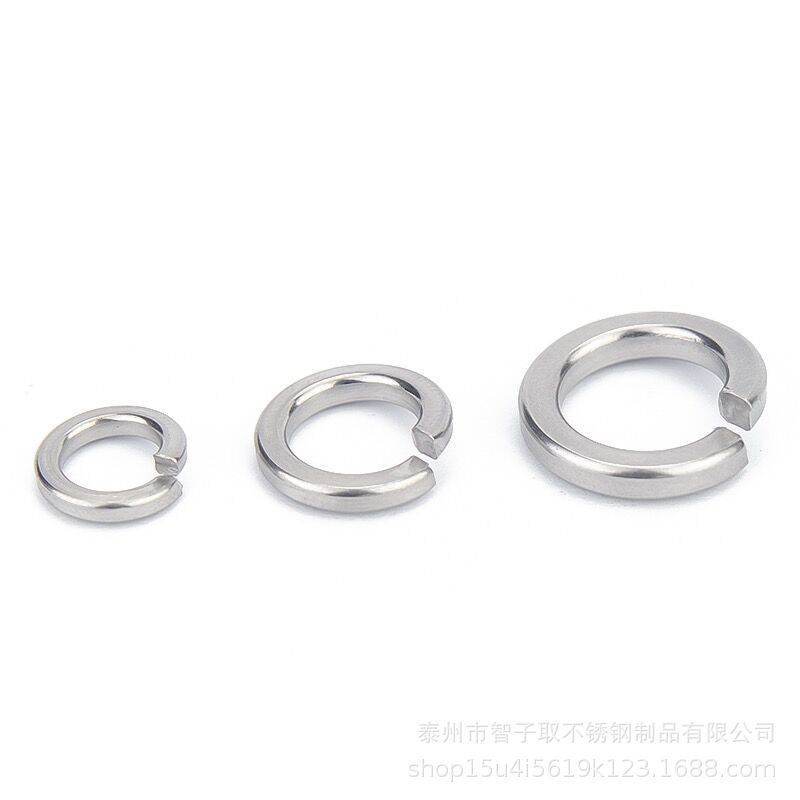 SPRING LOCK WASHERS A2 STAINLESS STEEL SQUARE COIL SECTION METRIC M1.6 M2 - M30