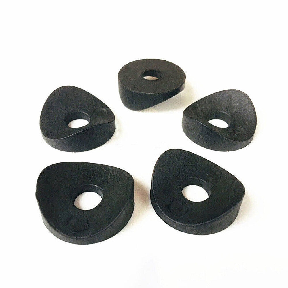 Plastic Curved Washer Table And Chair End Non-Slip Pad Wear-Resistant Black