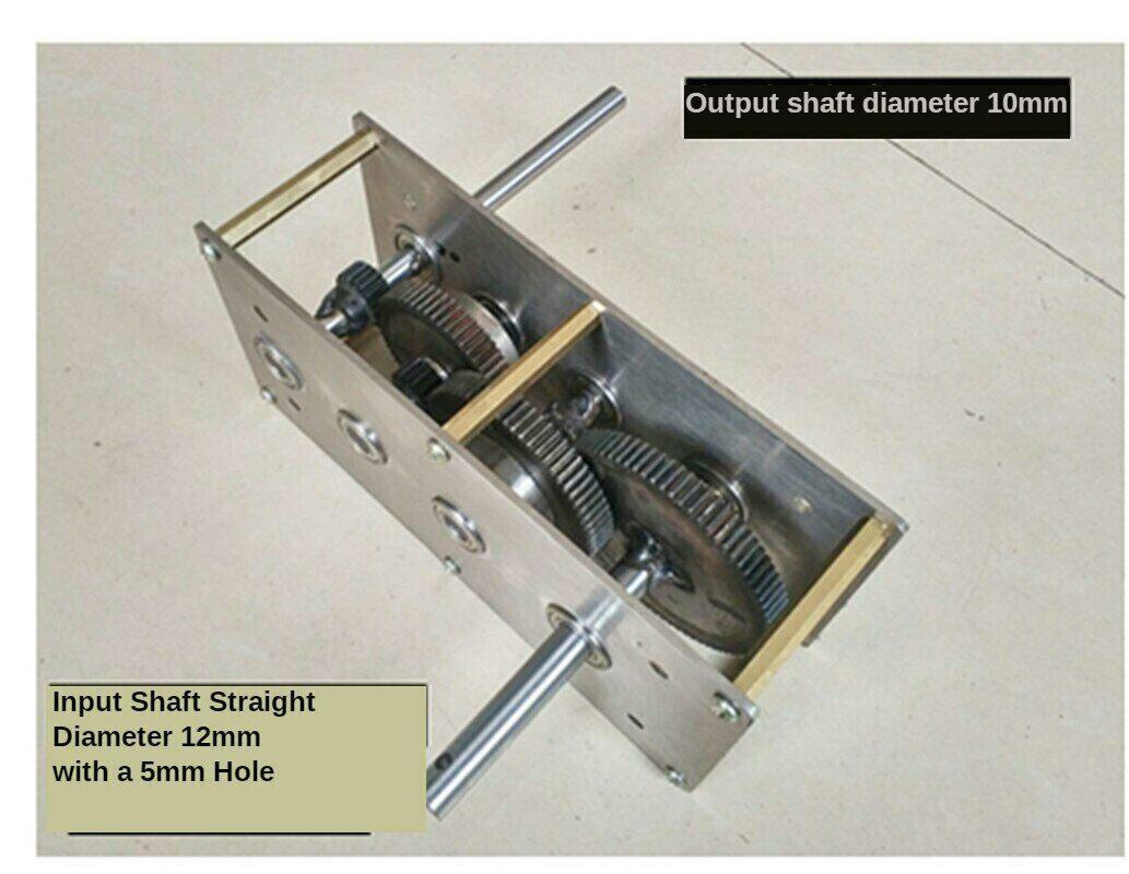 Hand Crank Generator Gear Box Wind Hydraulic Drive Diy Gear Set Gearbox Reducer