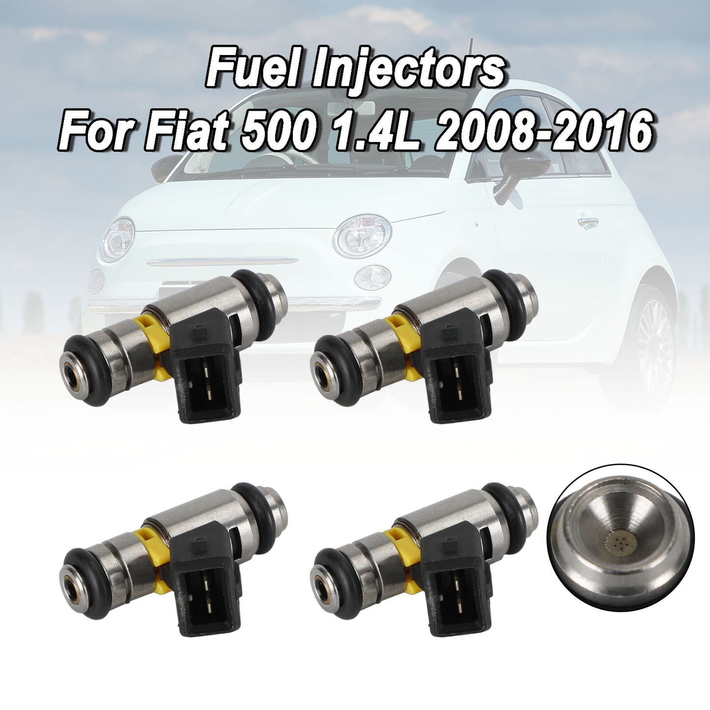 ya 1 8.5.1 4PCS Fuel Injectors IWP160 for Fiat Punto 500 Doblo Qubo for KA U1