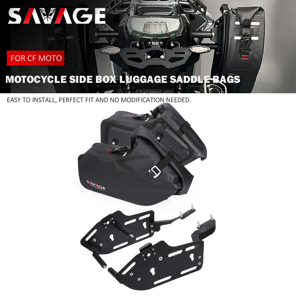 ya 12 5.21 Rear Sidebox Luggage Rack Saddle Bags for CF MOTO 450 MT 2024 450MT