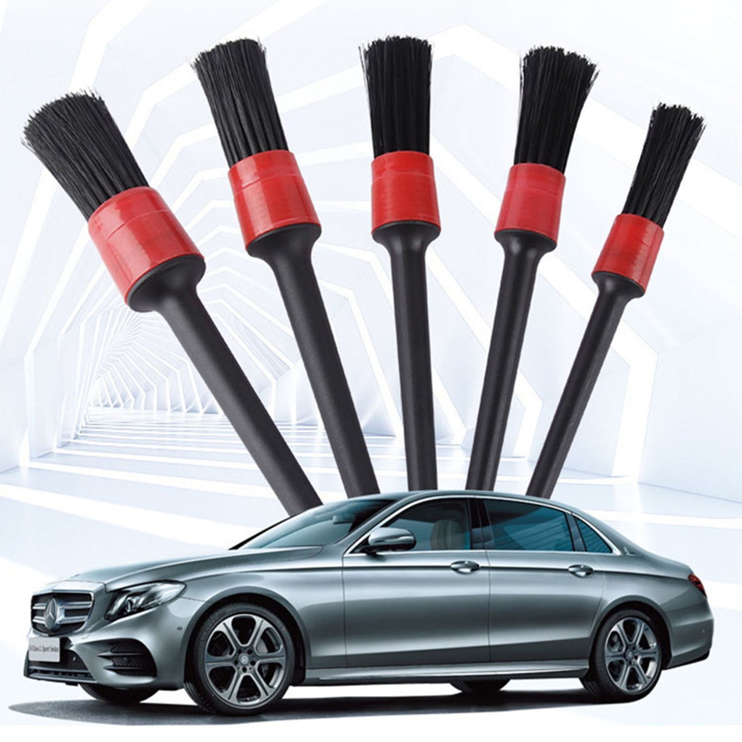 ya 26 Car Cleaning Brush Multi-Functio l 5-Piece Set Soft Bristles Wheel Hub Interior