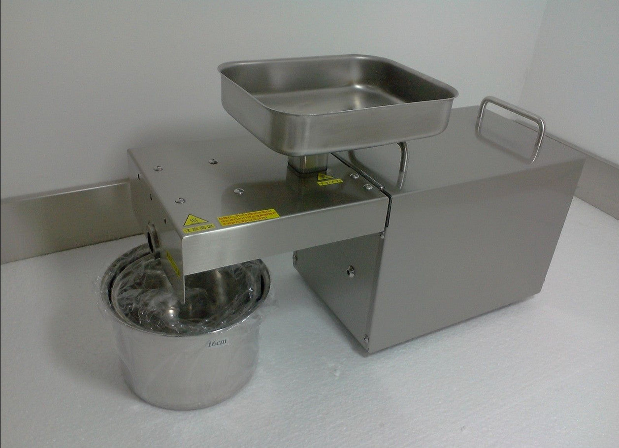 ya 26 Automatic Small Oil Press Machine Stainless Steel Cold Hot press 110V 60HZ b