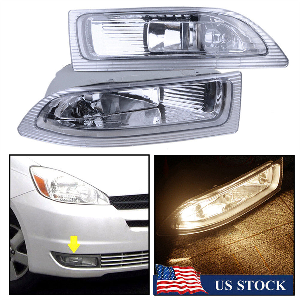 ya 13 5.27.2 Pair Front Fog Driving Lamp Light For 04-05 for Toyota for Sienna 81210AE010 81220AE010