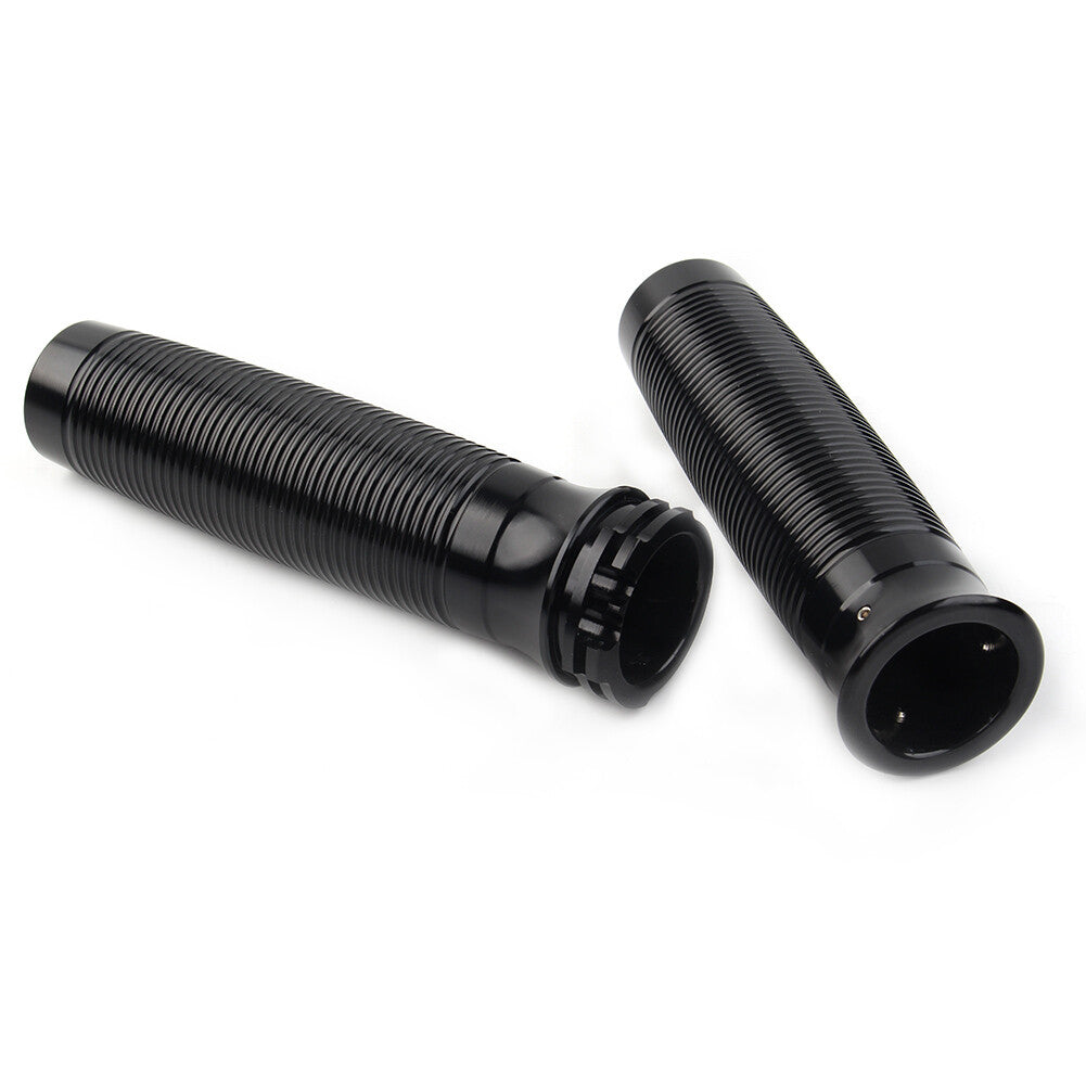 ya 5 8.7 1 Motorcycle Black 25mm Handlebar Hand Grips for Harley Bobber Chopper Custom