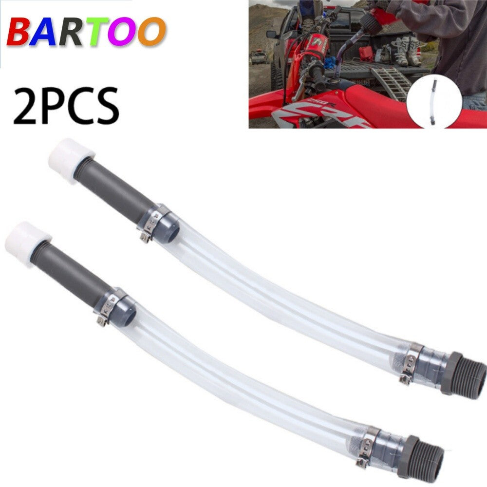 ya 1 6.30 2PCS Deluxe Fuel Jug Hose Filler Racing Utility Gas Can Kit VP Spout
