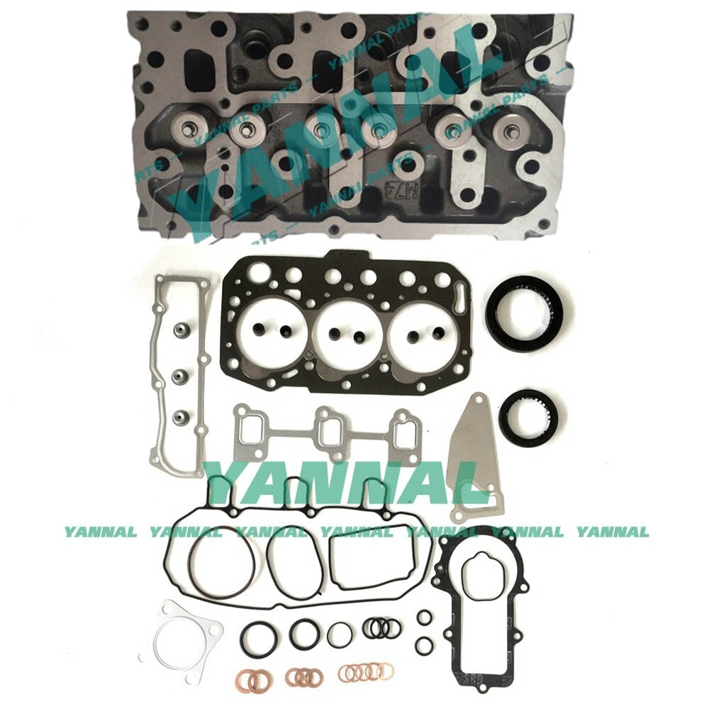 ya 27 7.2 Complete cylinder head assy full gasket kit for Yanmar 3TNM74 3TNM74F-SAKV