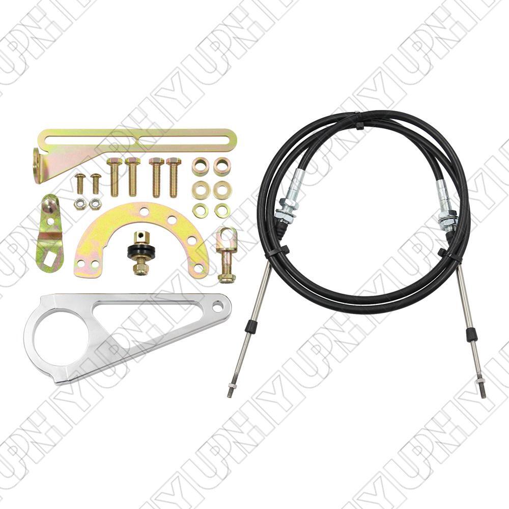ya 12 5.22 For GM TH350 TH400 700R4 4L60 4L80E Transmission Cable Column Shift Linkage Kit