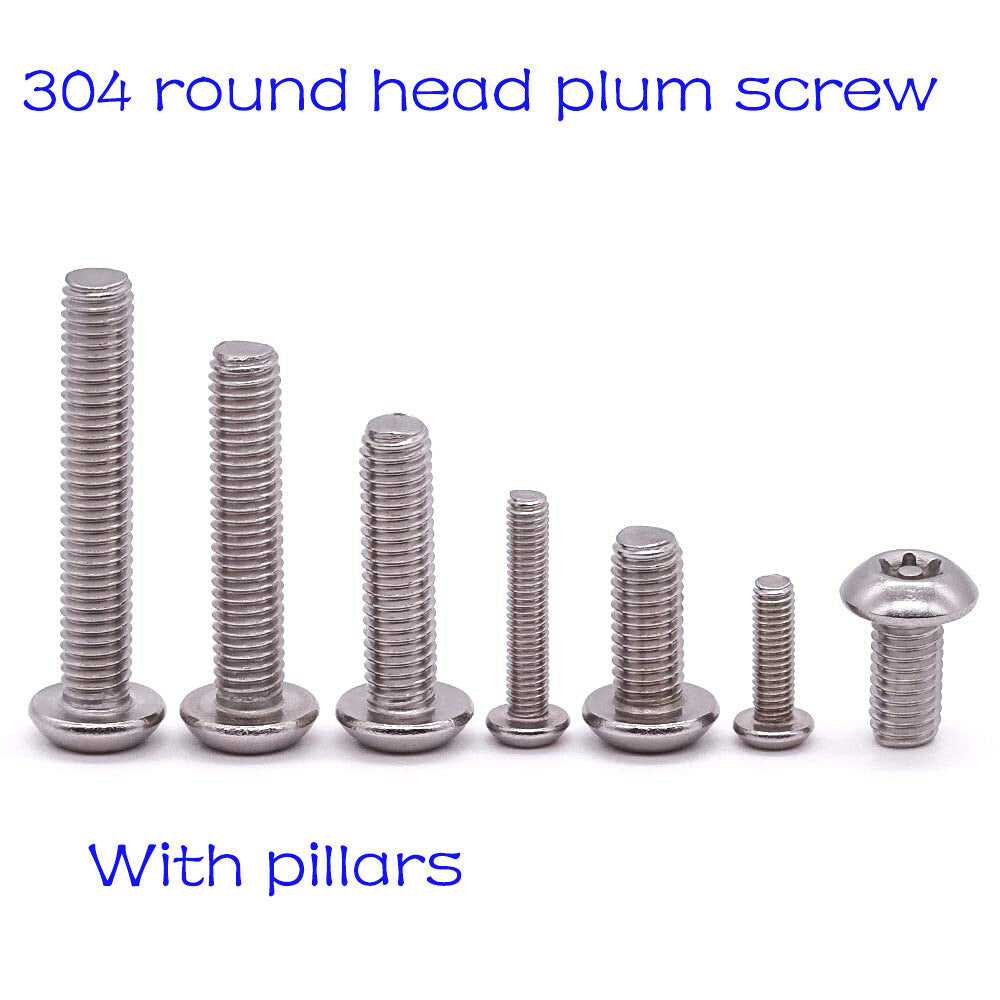 Torx Security Machine Screws Button Head Stainless Steel M3 M4 M5 M6 M8 M10
