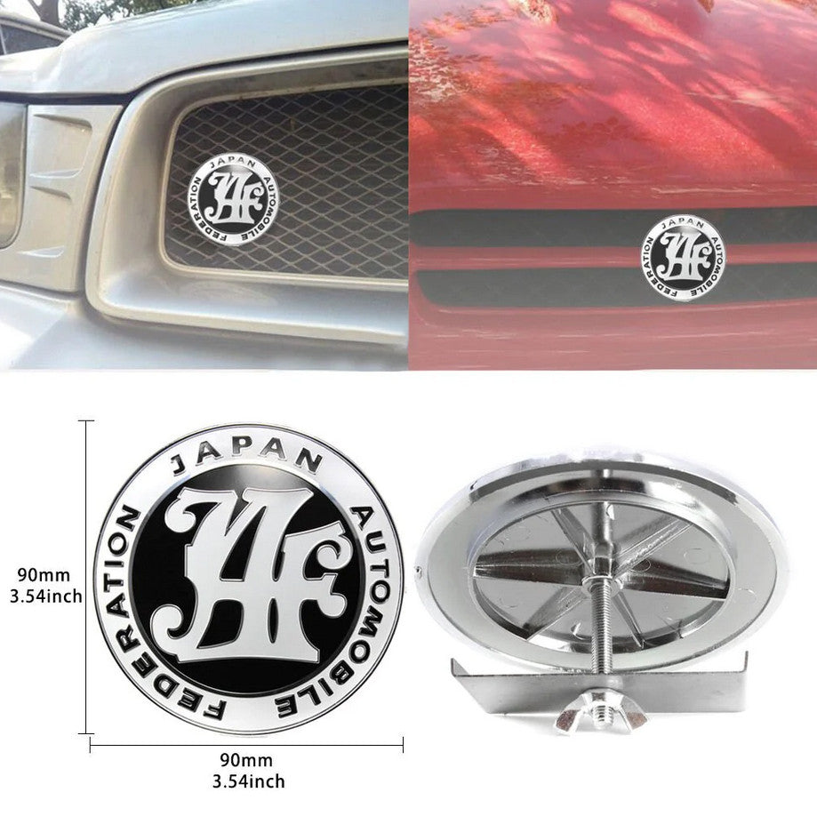 ya 1 8.5.3 4x60 mm WedsSport Silver Decal Wheel Center Cap Badge Hubcap Rim Cap Hubcap TE37