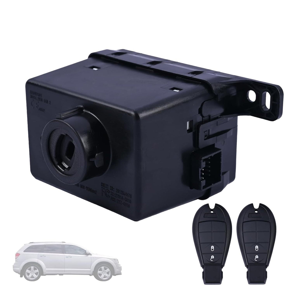 ya 10 10.28 for Dodge Grand Caravan Journey 2008-2010 Ignition Switch Node Module & Key