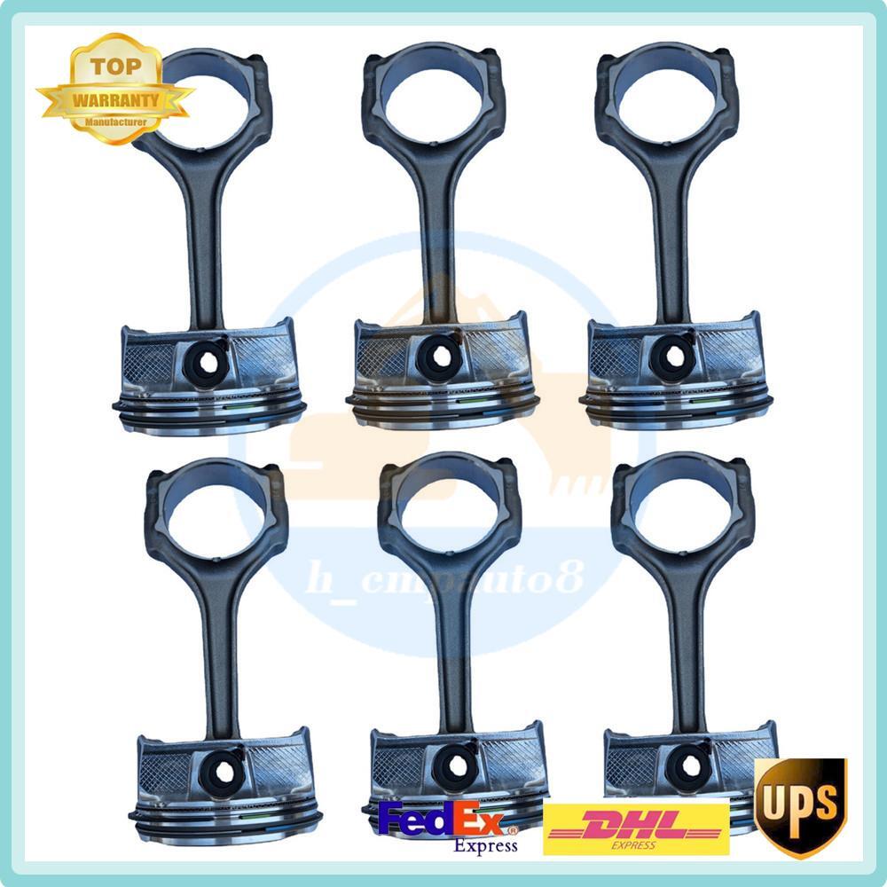 ya 27 7.2 Piston Set +Connecting Rod Ass'y Fits 11-19 for Chrysler for Dodge for Ram for Jeep 6CYL 3.6L V6