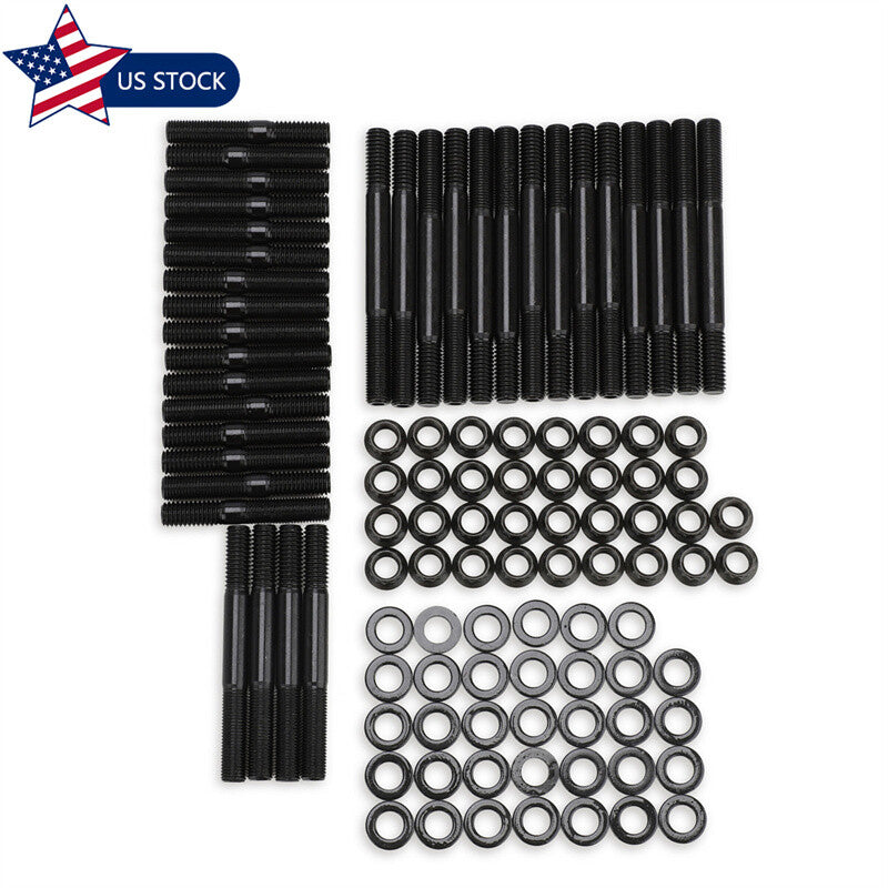 ya 27 7.2 Cylinder Head Stud Bolt Gasket Kit for Chevy Small Block SBC 350 265 PCE279.1001