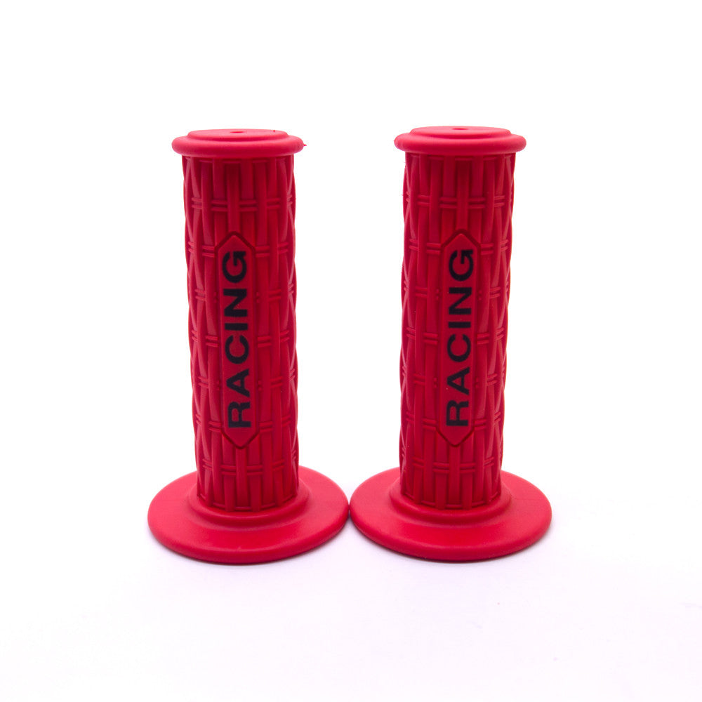 ya 6 6.13.2 7/8'' Red ATV Dirt Motorcycle Rubber Racing Handlebar Hand Grip Pit Dirt Bike