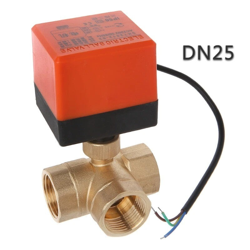 Electric Ball Valve Electric Three-wire Two-way Control AC 220V LS'D Tool