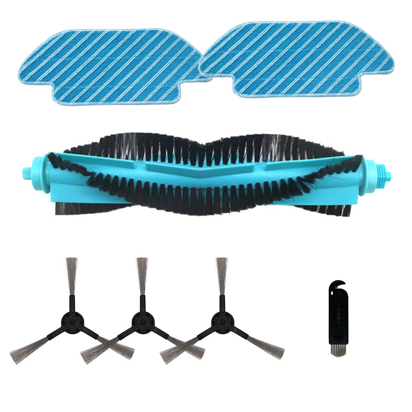 ya 25 Side Brush Main Brush Filter Wipe Main Brush Cover for Conga 3490/3290