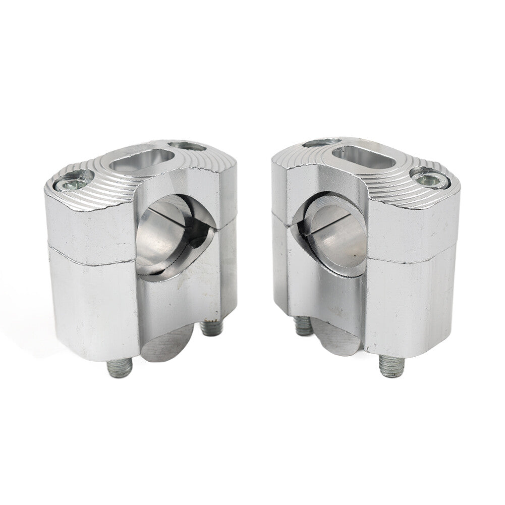 ya 3 6.25 HandleBar Fat Bar Mount Clamps Risers Adaptor 7/8 to 11/8 Dirt Pit Bike