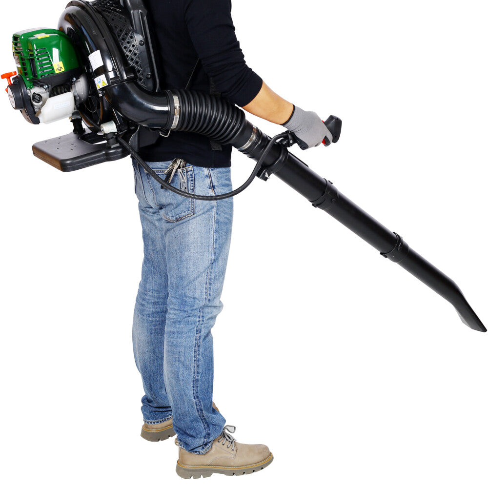 ya 28 4-Stroke Backpack Leaf Blower,Gas 37.7cc,1.5hp 580cfm,Super Light Weight 16.5lbs