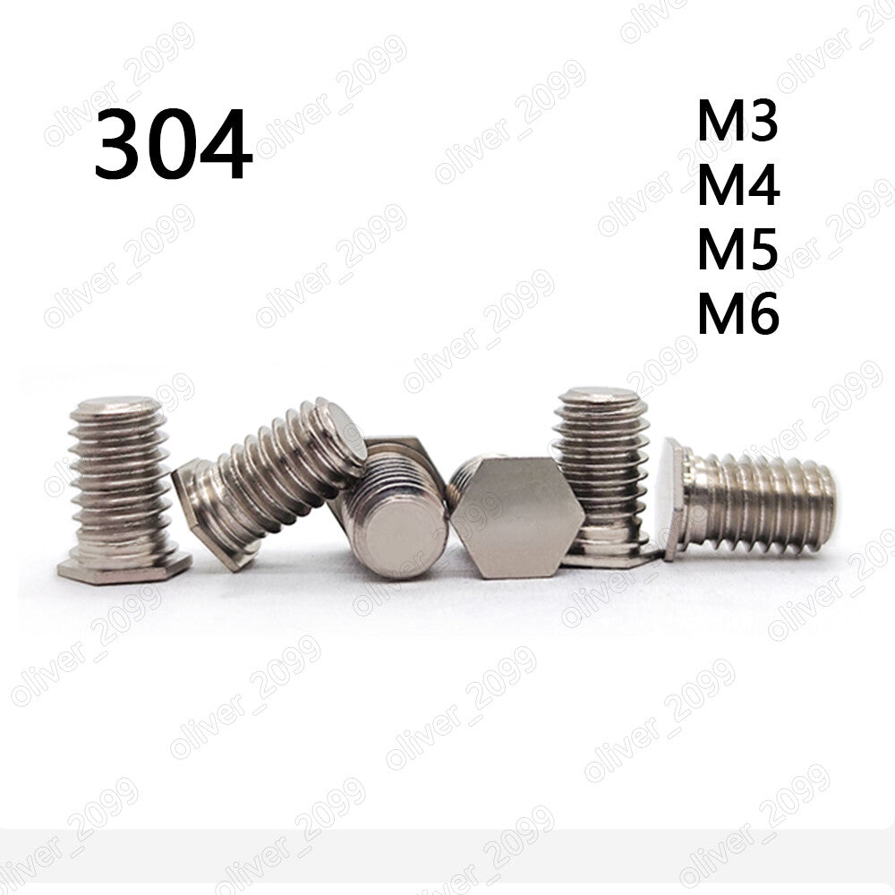 304 Stainless Steel Hex Head Pressure Riveting Screws Bolts M3 M4 M5 M6