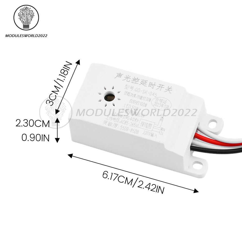 ya 14 AC160-220V Sound-Light Controlled Sensor Switch Auto On/Off Street Light Switch