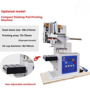 ya 26 7.28.2 Automatic Ink Pneumatic Pad Printing Machine Oil Cup Pad Printing Machinew