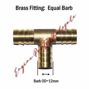 ya 18 8.3 TEE Y Union ELBOW Barb Fitting Connector Reducer Adapter Splicer Joiner to15594