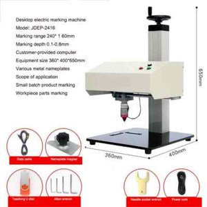 ya 26 7.28.3 Engraving Machine Automatic Metal Pneumatic Marking Computer Engraving Machinem