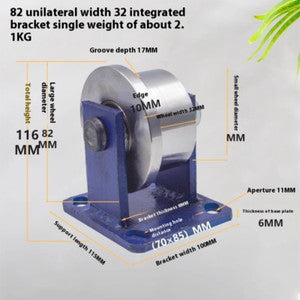 ya 26 7.28.2 Train T Steel Single Side Wheel Cargo Elevator Taper Groove Steel Wheelj