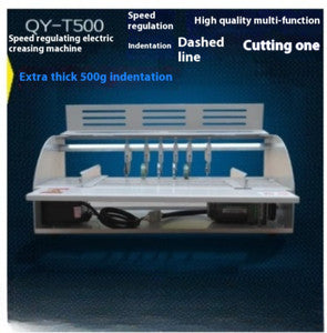 ya 26 7.28.2 Electric Book Cover Creasing Machine Card Folding Color Pages Dashed 110V 220Vc