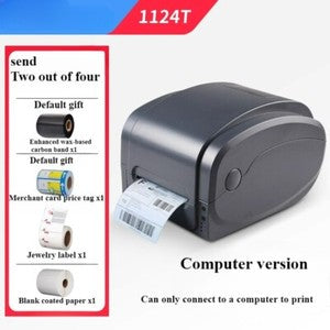 ya 26 8.1 Barcode Printer Self-adhesive Label Machine Coated Paper Carbon Tape Printere