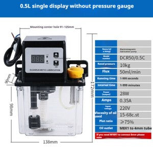 ya 26 7.28.2 Automatic Lubricating Oil Pump CNC Lathe Machine Tool Oiler Electric Oiling Pumpc