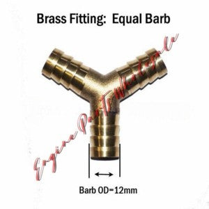 ya 18 8.3.2 TEE Y Union ELBOW Barb Fitting Connector Reducer Adapter Splicer Joiner to19847